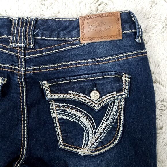 Ariya Jeans Women's 9/10 Blue Straight Dark Wash - Picture 10 of 11